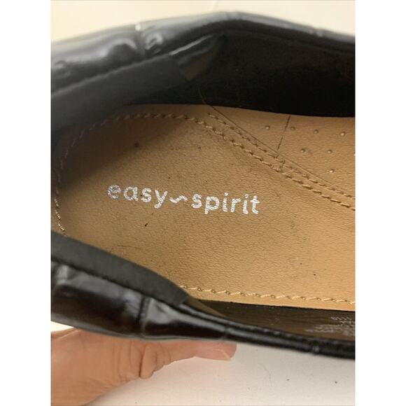Easy Spirit Abide Croco Black Casual Loafers Flats Womens 6 - Picture 5 of 6